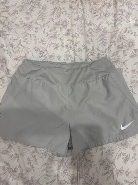 Nike Women's Light Gray Athletic Shorts